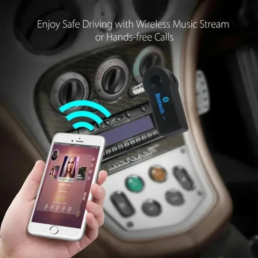 XIKCU Bluetooth Audio Receiver Stereo 3.5mm Jack AUX Bluetooth Adapter MP3 Car Transmitter Wireless Speaker Headphone Adapter