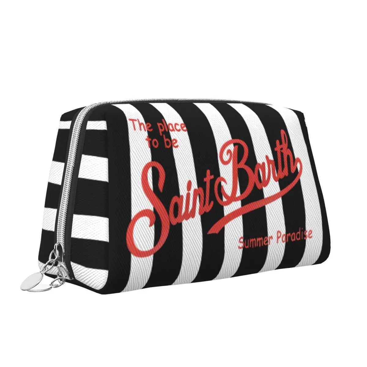 SAINT BARTH Large Makeup Bag Waterproof Pouch Travel Cosmetic Bags Summer Paradise Storage Bag for Women