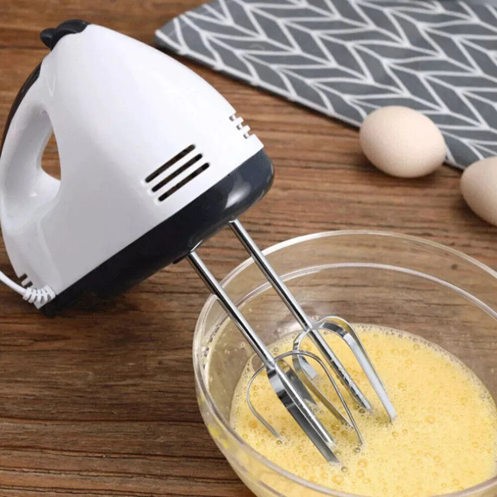 Electric Handheld Whisk 7-Speed Hand Mixer Kitchen Egg Beater Cream Cake Blender