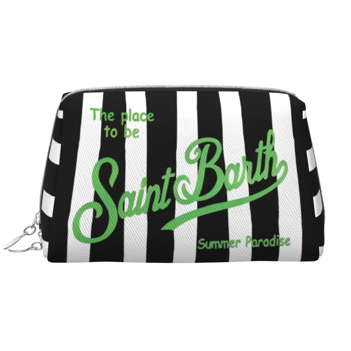 SAINT BARTH Large Makeup Bag Waterproof Pouch Travel Cosmetic Bags Summer Paradise Storage Bag for Women