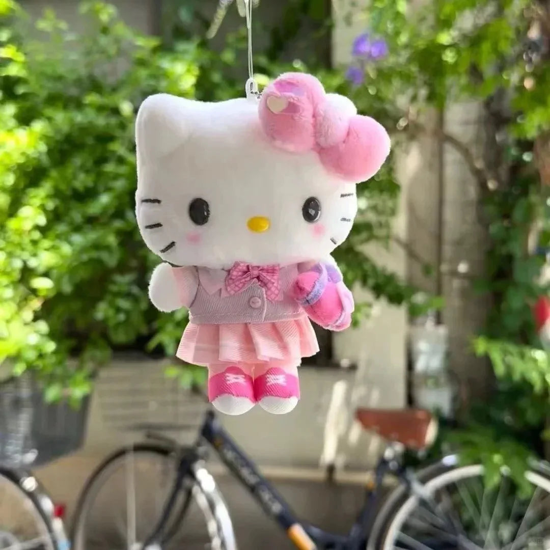 Sanrio Hello Kitty Kawaii Heisei University Series Anime Stuffed Animals Plush Doll Companion Toy Children Birthday Gift