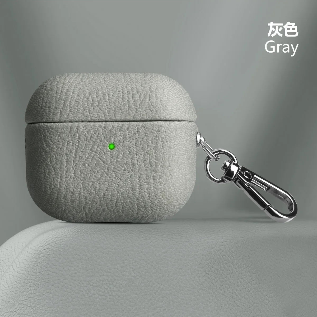 For Air Pods 4 3 2 1 Case For AirPods Pro 2 Cover PU Leather Earphone Charging Accessories Lychee Pattern Cowhide With Buckle