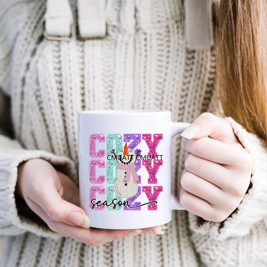 Mini Tumbler Keychain UV DTF Cup Wrap Transfers Stickers Customized DIY Craft OEM ODM Team Gifts Customized