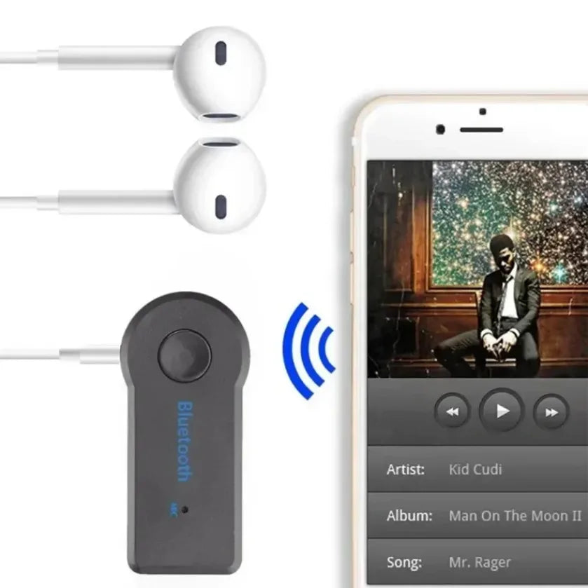 XIKCU Bluetooth Audio Receiver Stereo 3.5mm Jack AUX Bluetooth Adapter MP3 Car Transmitter Wireless Speaker Headphone Adapter