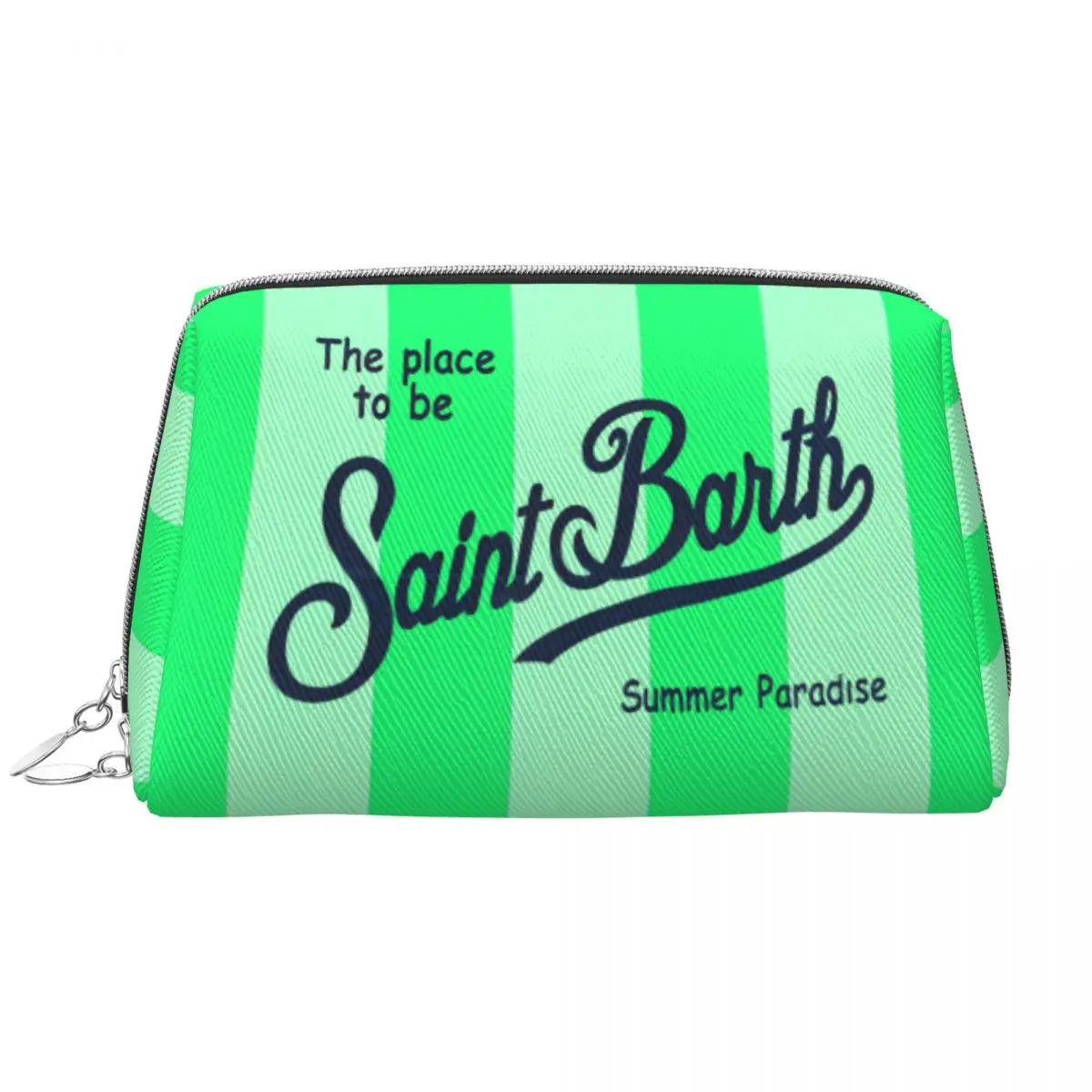 SAINT BARTH Large Makeup Bag Waterproof Pouch Travel Cosmetic Bags Summer Paradise Storage Bag for Women