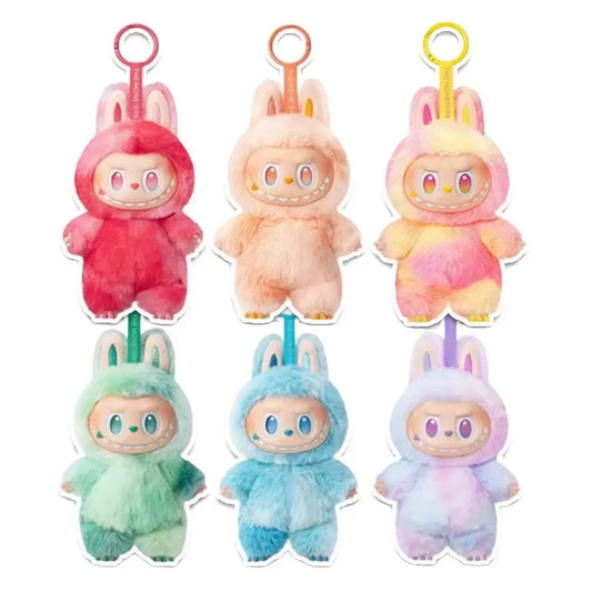 collectible toy third-generation Labubu soft vinyl face figurine display item  plush doll keychain hanging item plush toy