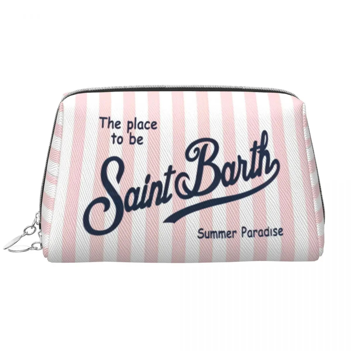 SAINT BARTH Large Makeup Bag Waterproof Pouch Travel Cosmetic Bags Summer Paradise Storage Bag for Women