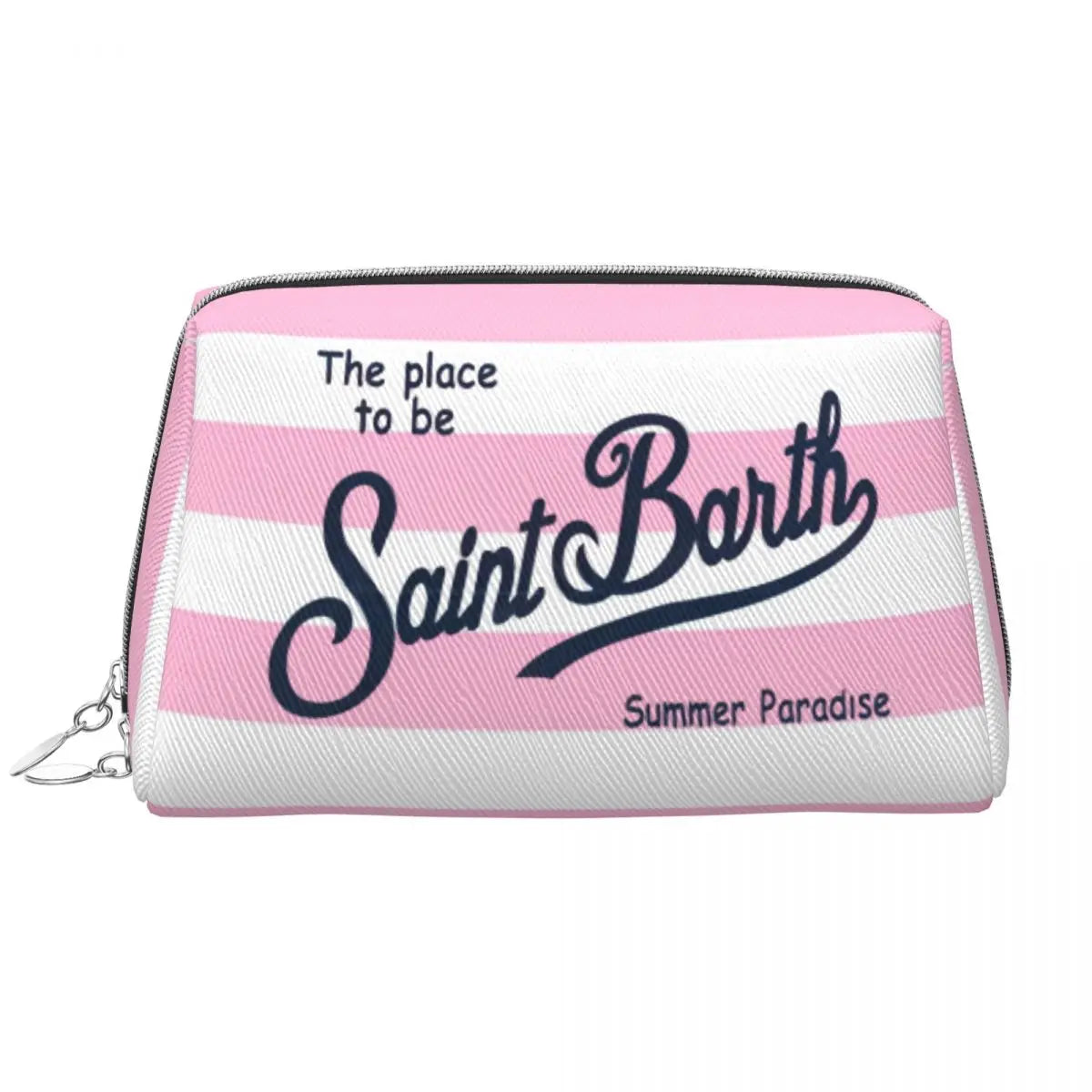 SAINT BARTH Large Makeup Bag Waterproof Pouch Travel Cosmetic Bags Summer Paradise Storage Bag for Women