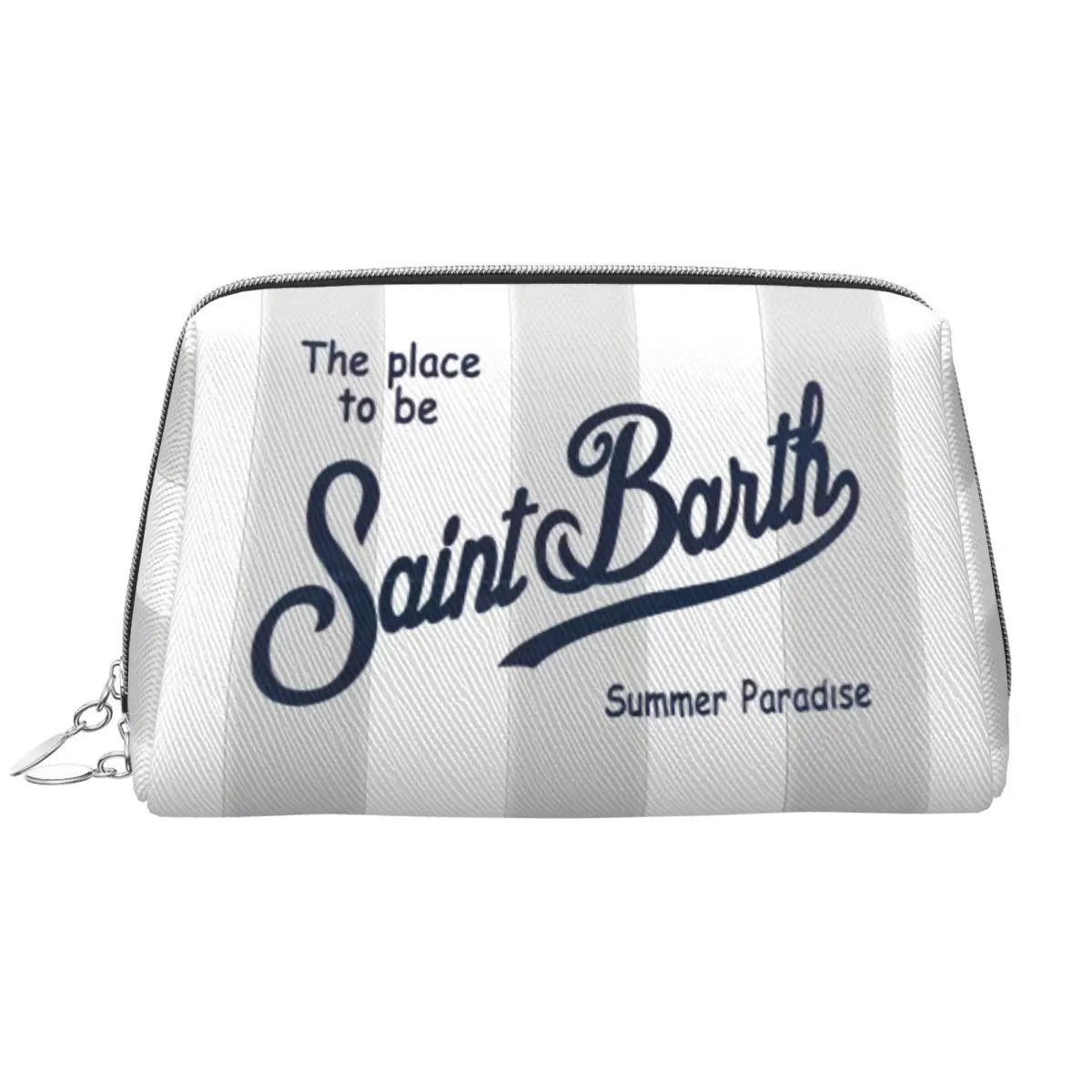 SAINT BARTH Large Makeup Bag Waterproof Pouch Travel Cosmetic Bags Summer Paradise Storage Bag for Women
