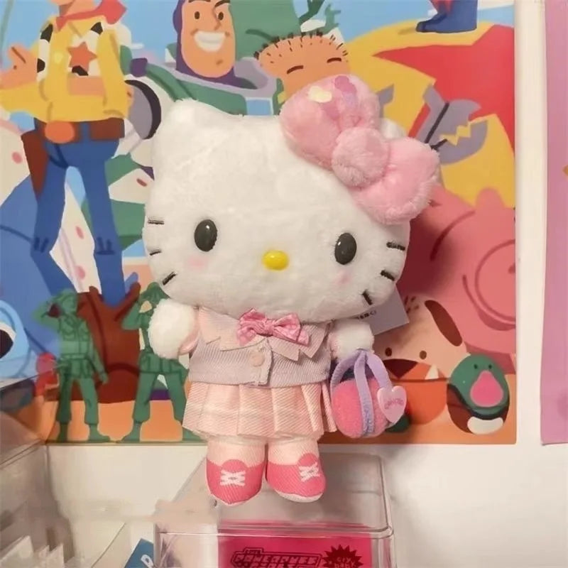 Sanrio Hello Kitty Kawaii Heisei University Series Anime Stuffed Animals Plush Doll Companion Toy Children Birthday Gift